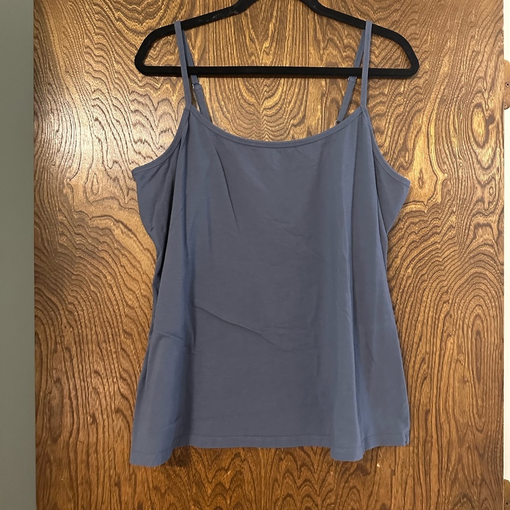 Lane Bryant Blue Grey Tank